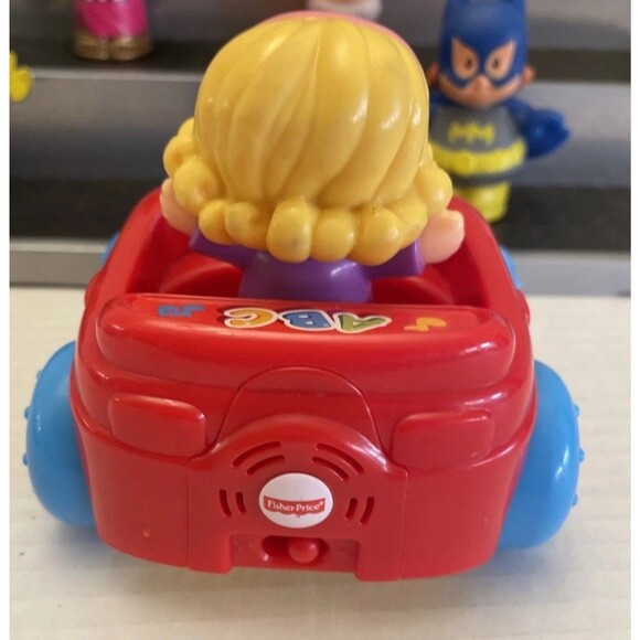Fisher Price Little People Mixed Lot of 8 Batman Barbie Baby Musical Car Drivers - Picture 5 of 16